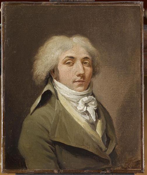 Autoportrait vers 1793, Louis Léopold Boilly, 1793 vers