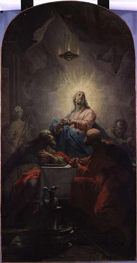 LES PELERINS D'EMMAUS, Jean Restout, 1735