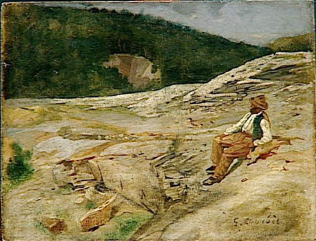 Paysage, Gustave Courbet, 3e quart 19e siècle