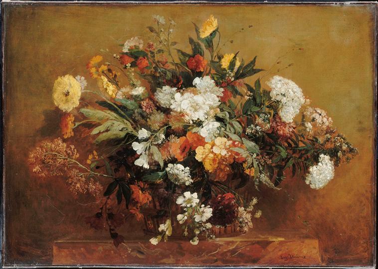 Fleurs, Eugène Delacroix, 3e quart 19e siècle