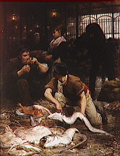 HALLE AU POISSON, LE MATIN_0