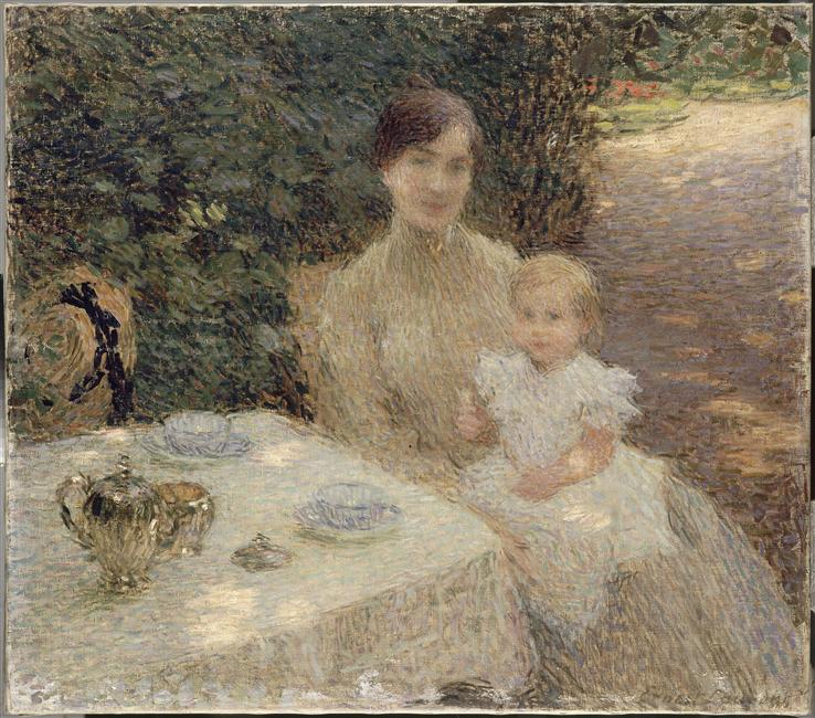 AU JARDIN, Ernest Laurent, 1904 vers