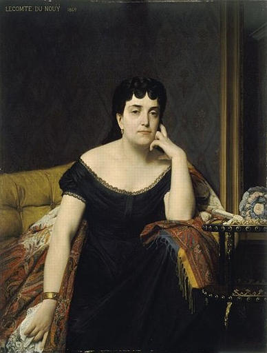 PORTRAIT DE MADEMOISELLE E.T., Jean Jules Antoine Lecomte Du Nouy, 1869