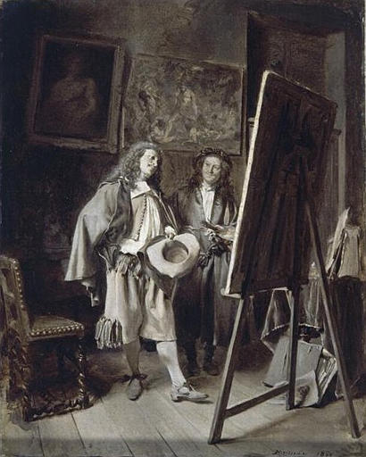 VISITE A L'ATELIER DU PEINTRE_0