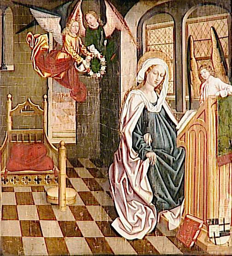 LA RESSURECTION (FACE) ; LA VIERGE DU ROSAIRE (VERSO)_1