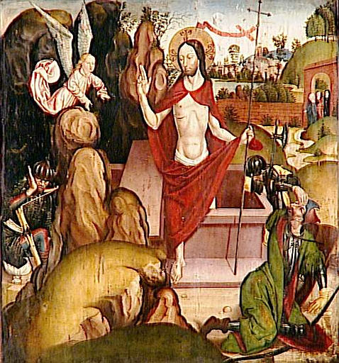 LA RESSURECTION (FACE) ; LA VIERGE DU ROSAIRE (VERSO)_0