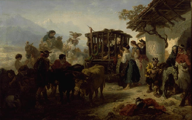 DON QUICHOTTE EMMENE DANS UNE CAGE_0