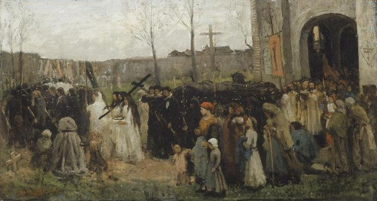 PLANTATION D'UN CALVAIRE (ESQUISSE)_0
