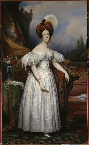 PORTRAIT DE LA MARQUISE CHARLES DE BETHISY, Charles Baron de Steuben, 1833 (?),1835 (?)