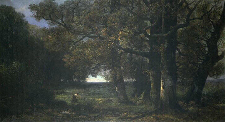 Rayon d'automne. Souvenir du parc de Cognac, Louis Auguste Auguin, 1873