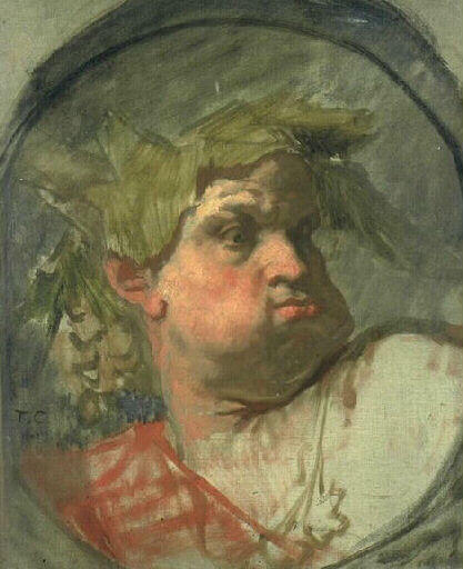 Tête du roi de l'époque, Thomas Couture, 19e siècle