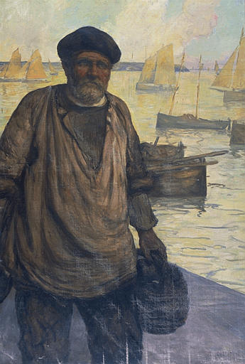 Le vieux pêcheur à Douarnenez_0