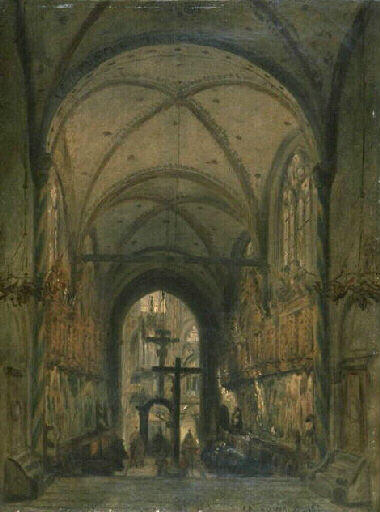 Intérieur de l'Eglise Saint-Géréon à Cologne_0