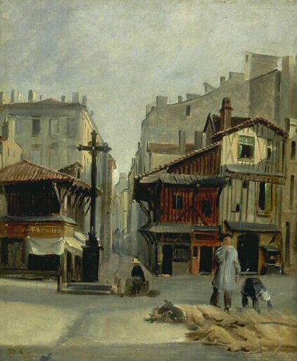 Le marché aux bestiaux, Alexandre Gabriel Decamps, 19e siècle