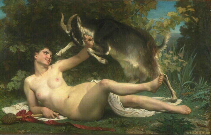 Une Bacchante — William-Adolphe Bouguereau