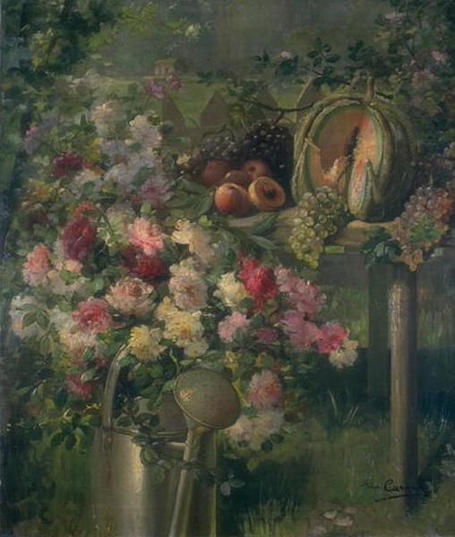 Fleurs et fruits dans un jardin_0