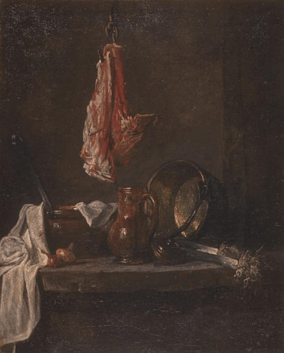 Nature morte aux morceaux de viande ; nature morte au carre de viande (autre titre)_0
