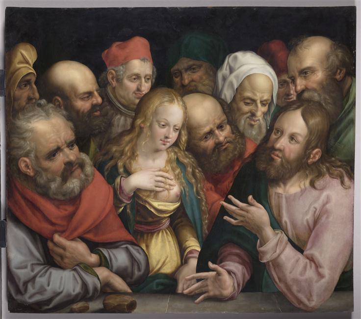 LE CHRIST ET LA FEMME ADULTERE_0