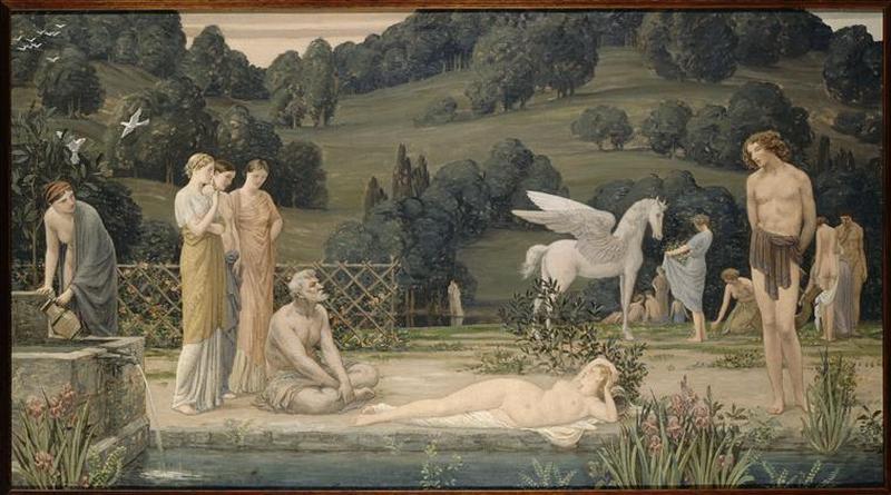 LA FONTAINE HYPPOCRENE, Bryson Burroughs, 1912