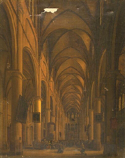 Intérieur de l'église de Bazas_0