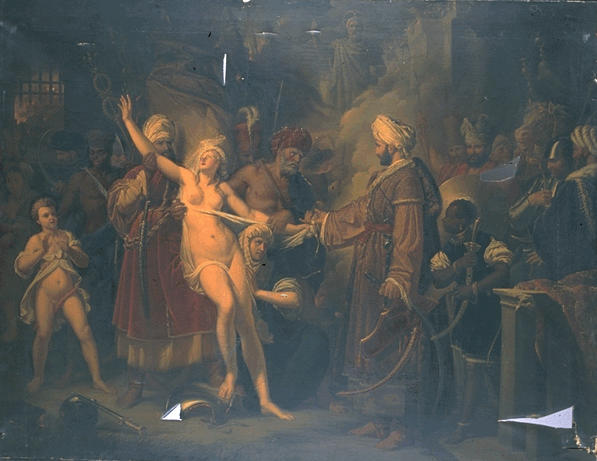 Mahomet II à qui un pacha conduit une jeune princesse captive_0