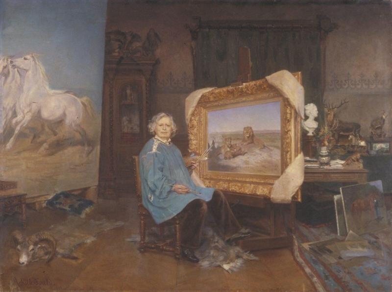 Rosa Bonheur dans son atelier_0