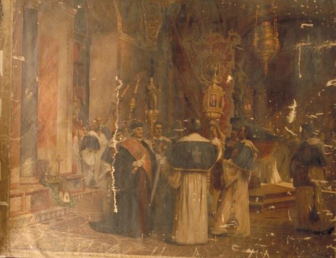 UNE CONFRERIE DANS LE BAPTISTERE SAINT MARC A VENISE_0