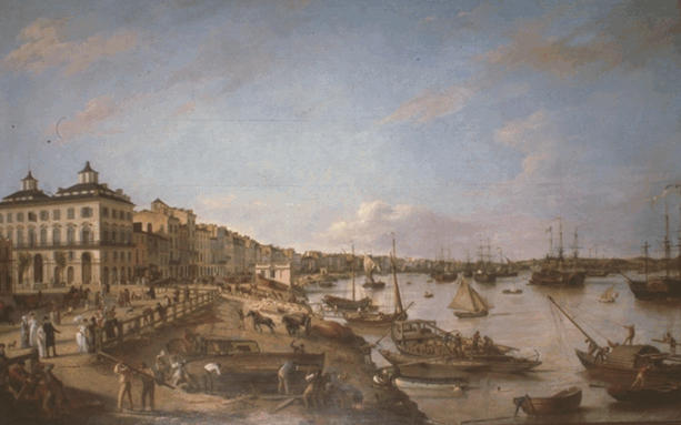 Vue d'une partie du port et des quais de Bordeaux dits des Chartrons et de Bacalan_0
