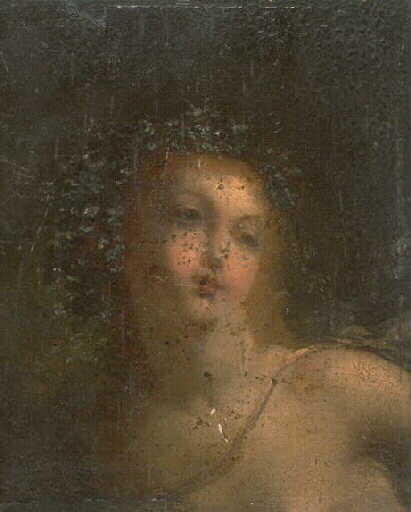 Buste de Jeune homme (Apollon ?) ; L'amour en buste (ancien titre), Jacques Antoine Vallin, 18e siècle