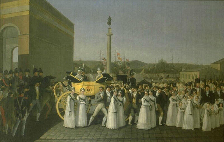 L'arrivée de LL. RR. MGR Duc et Mme Duchesse d'Angoulême dans la ville de Bordeaux le 5 mars 1815_0