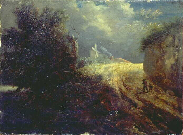 Paysage, chemin montagneux_0