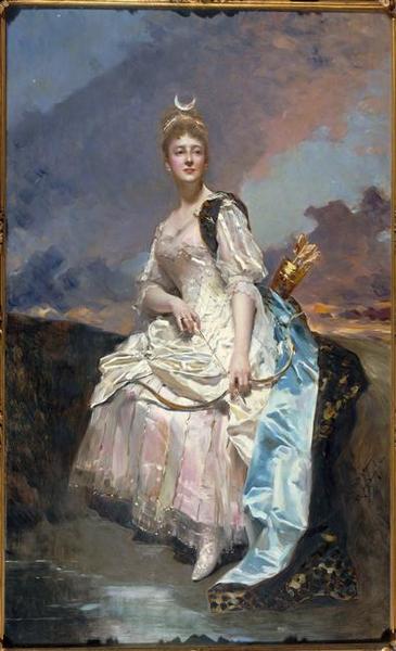 La marquise d'Hervey Saint-Denys en Diane_0