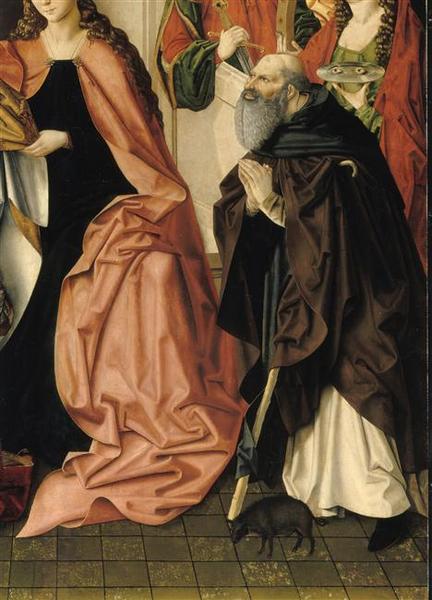L'imposition de la chasuble à saint Ildefonse_4