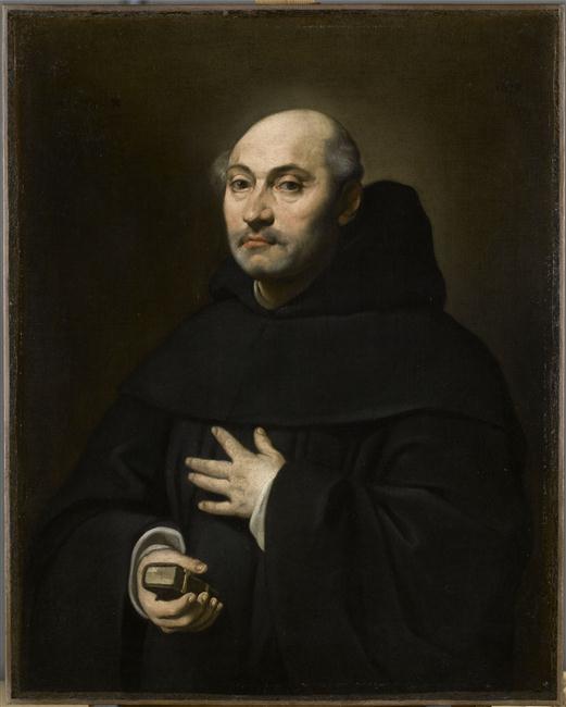 Portrait d'un religieux âgé de 54 ans; dit autrefois Portrait présumé de Don Pedro Moscoso de Altamira, doyen de la chapelle royale de Tolède_0