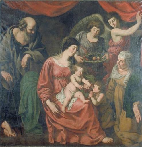 LA SAINTE FAMILLE AVEC SAINT JEAN ET SAINTE ELISABETH_0