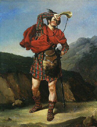 Chef de clan écossais, Antoine Gibert, 1830