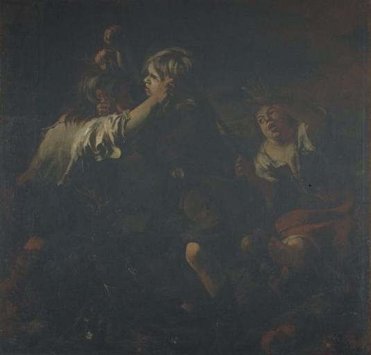 Deux enfants se battant_0
