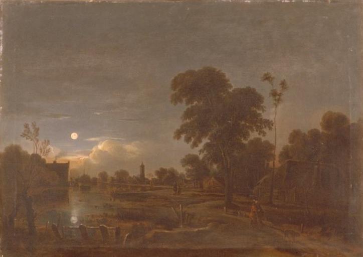 PAYSAGE AU CLAIR DE LUNE_0