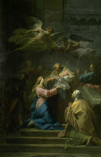 Présentation de Jésus au temple ou la purification de la Vierge, Jean Restout, 1735