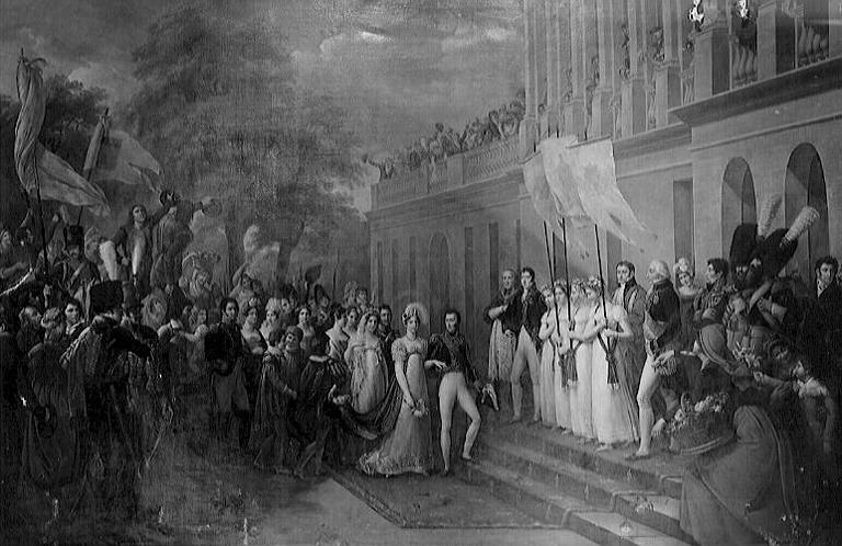 Réception du duc et de la Duchesse d'Angoulême au Palais Rohan_0