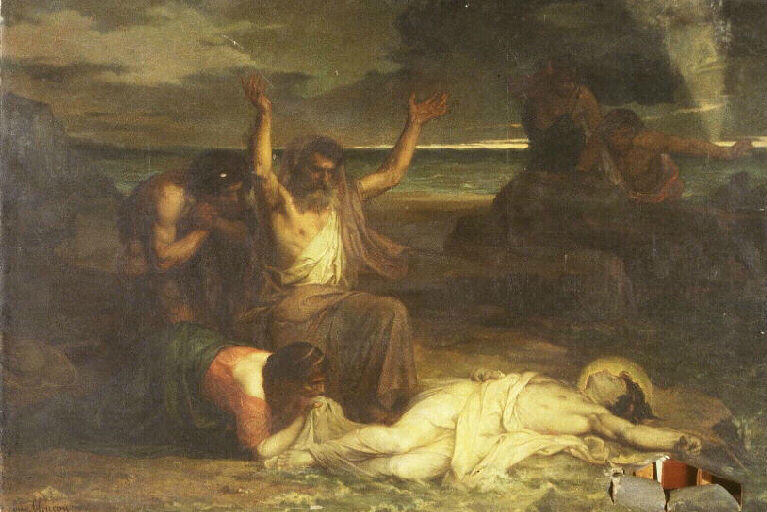 Saint Vincent martyr, Eugène Romain Thirion, 1866