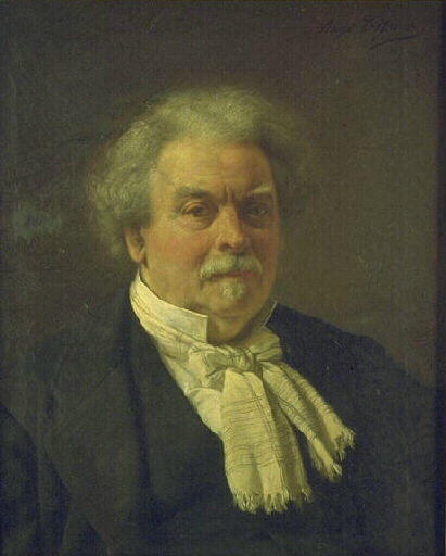 Portrait d'Antoine Gibert, Ange Tissier, 1874