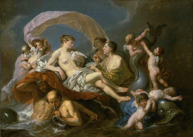 Vénus sur les eaux ; Le Triomphe de Vénus_0