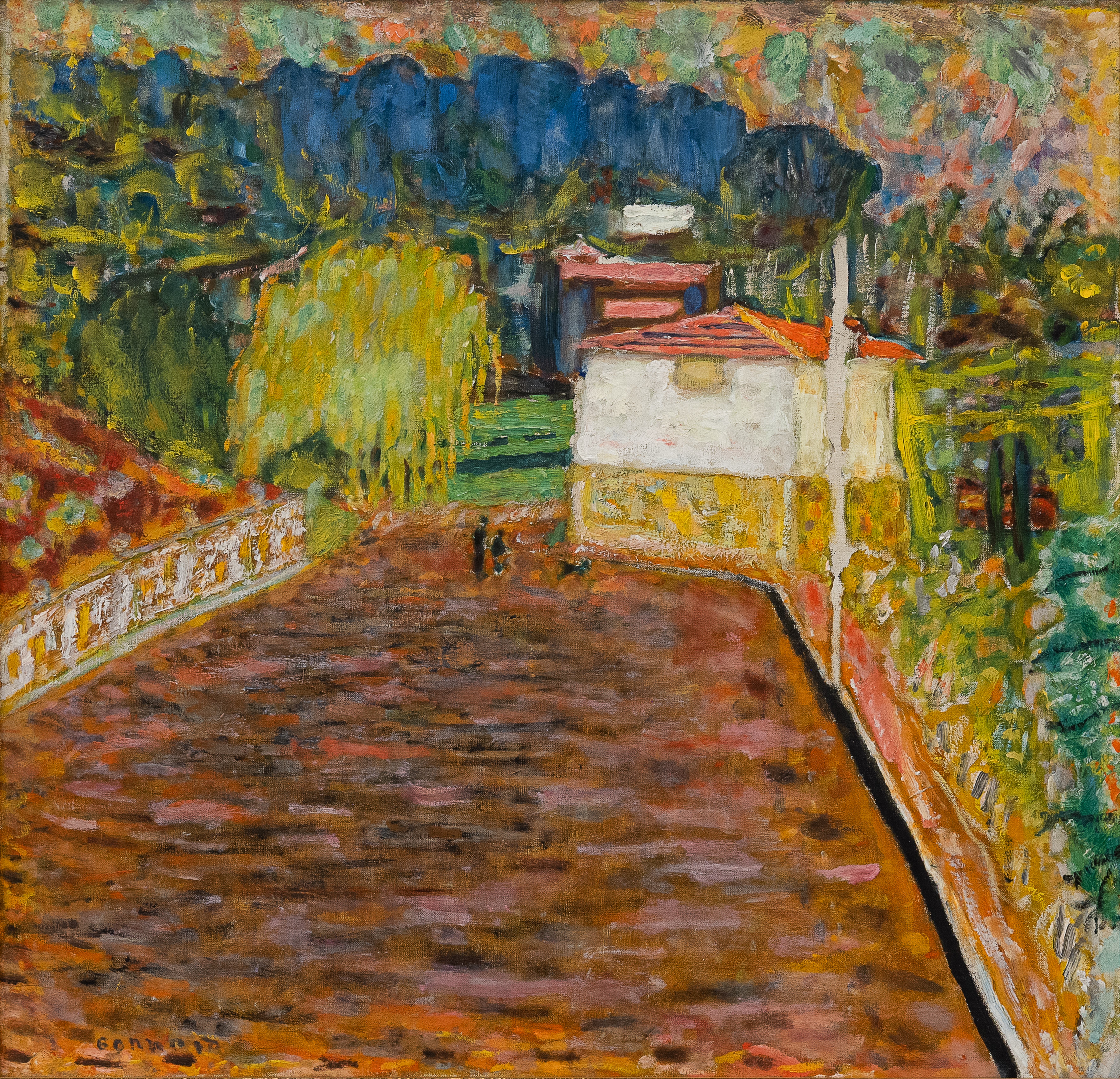 La route rose, Pierre Bonnard, 1934