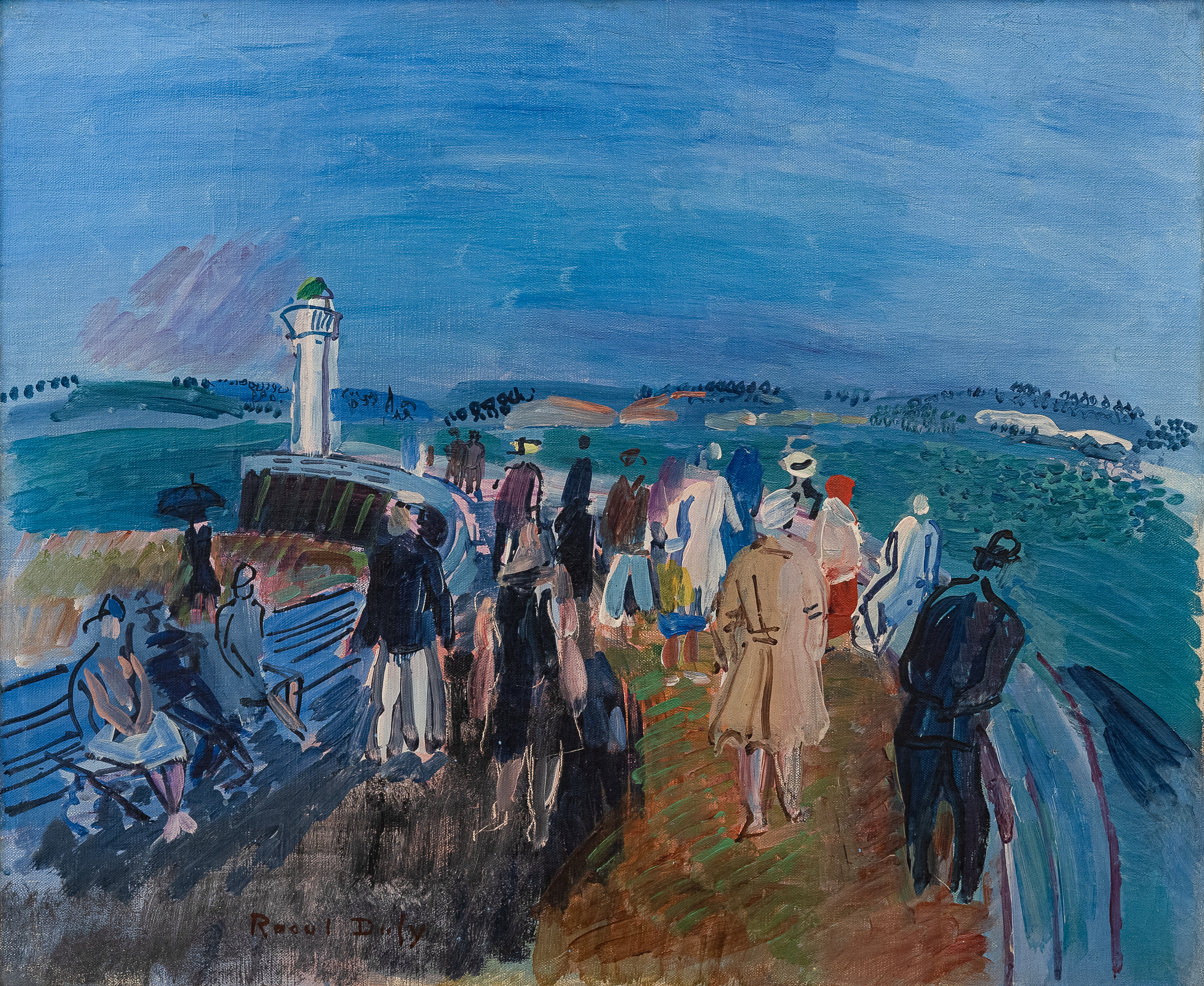 Jetée de Honfleur, Raoul Dufy, 1930