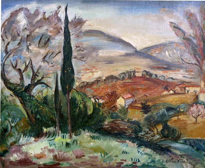 Le jardin du Cap Brun, Othon Friesz, 1930