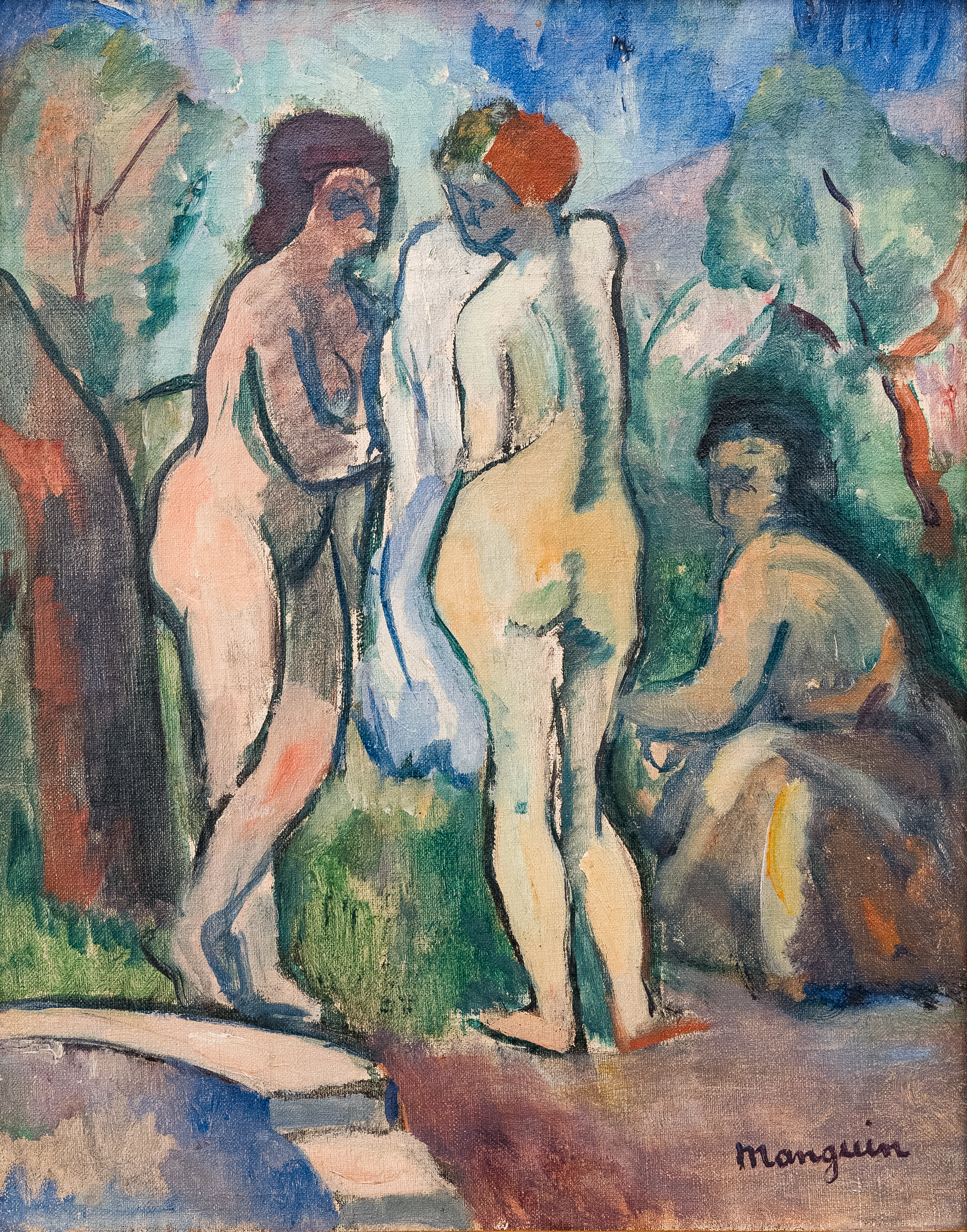 Étude pour Les Trois Grâces, été, Henri Manguin, 1905
