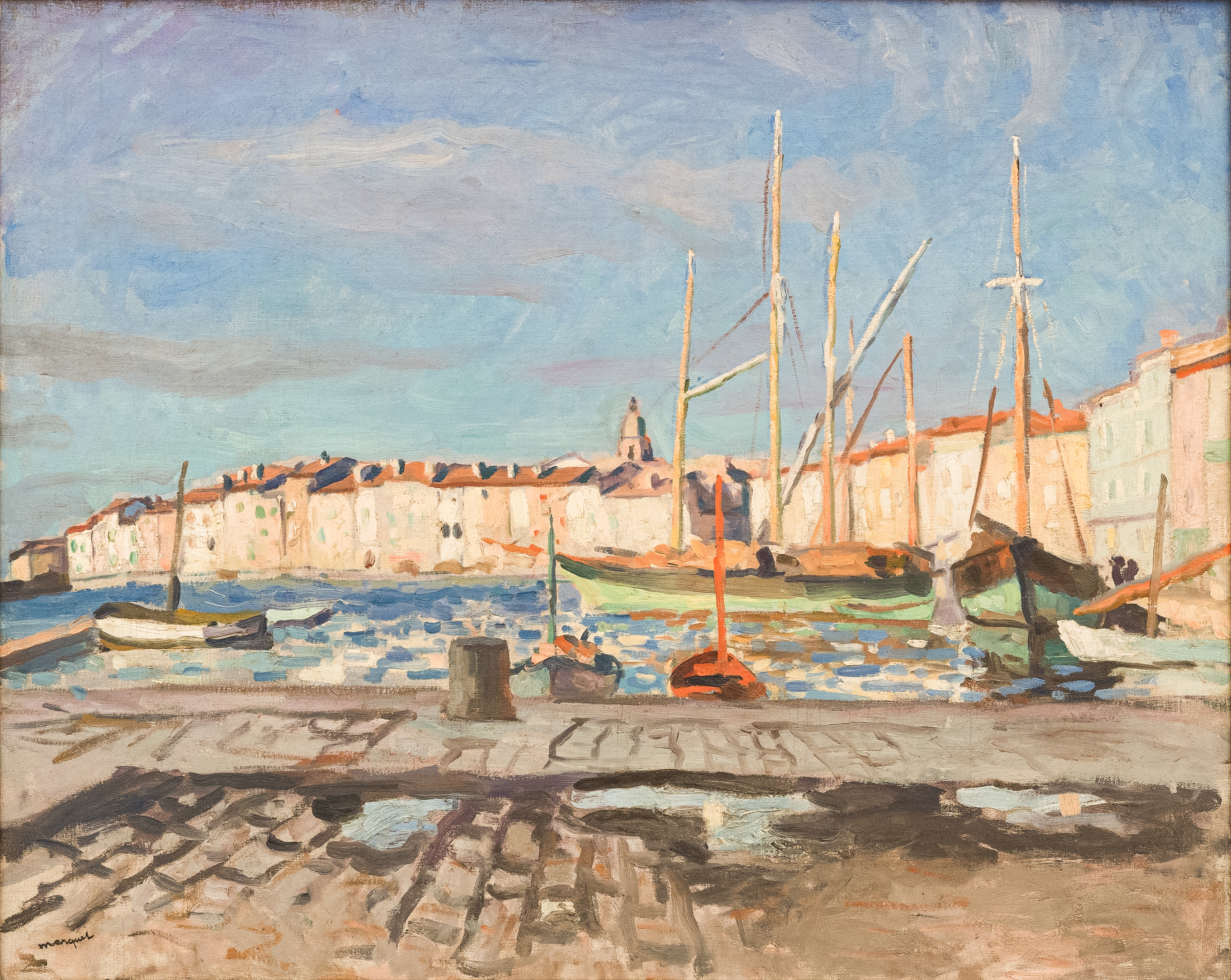 Port de Saint-Tropez, Albert Marquet, 1905