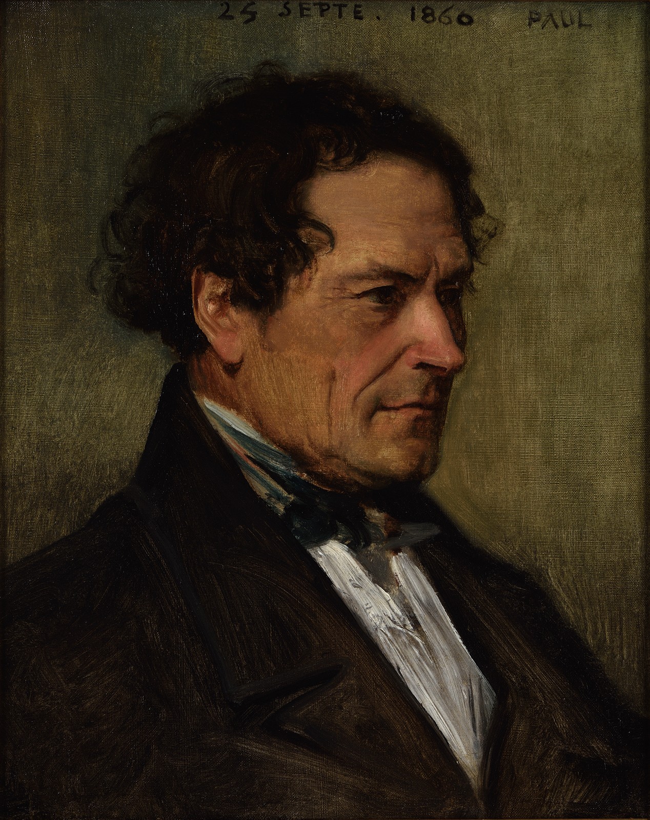 Portrait de M. Baudry père, Paul Baudry, 1860