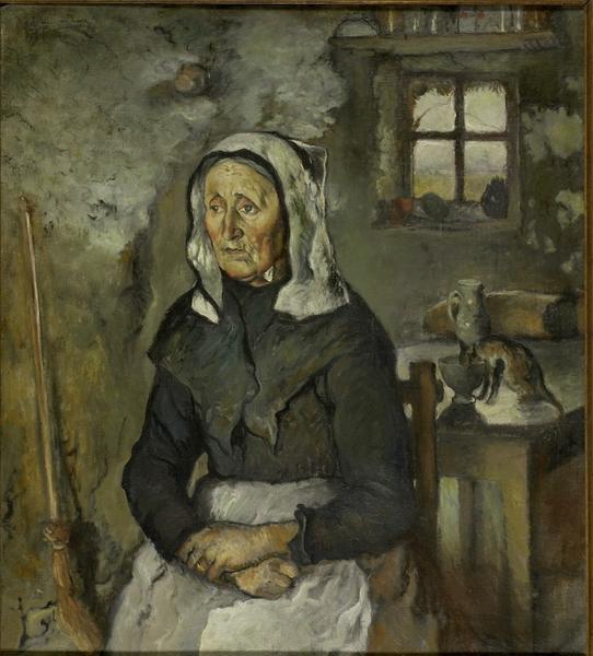 La Mère Pajot ; L'inquiétude [titre ancien], Charles Milcendeau, 4e quart 19e siècle, 1er quart 20e siècle